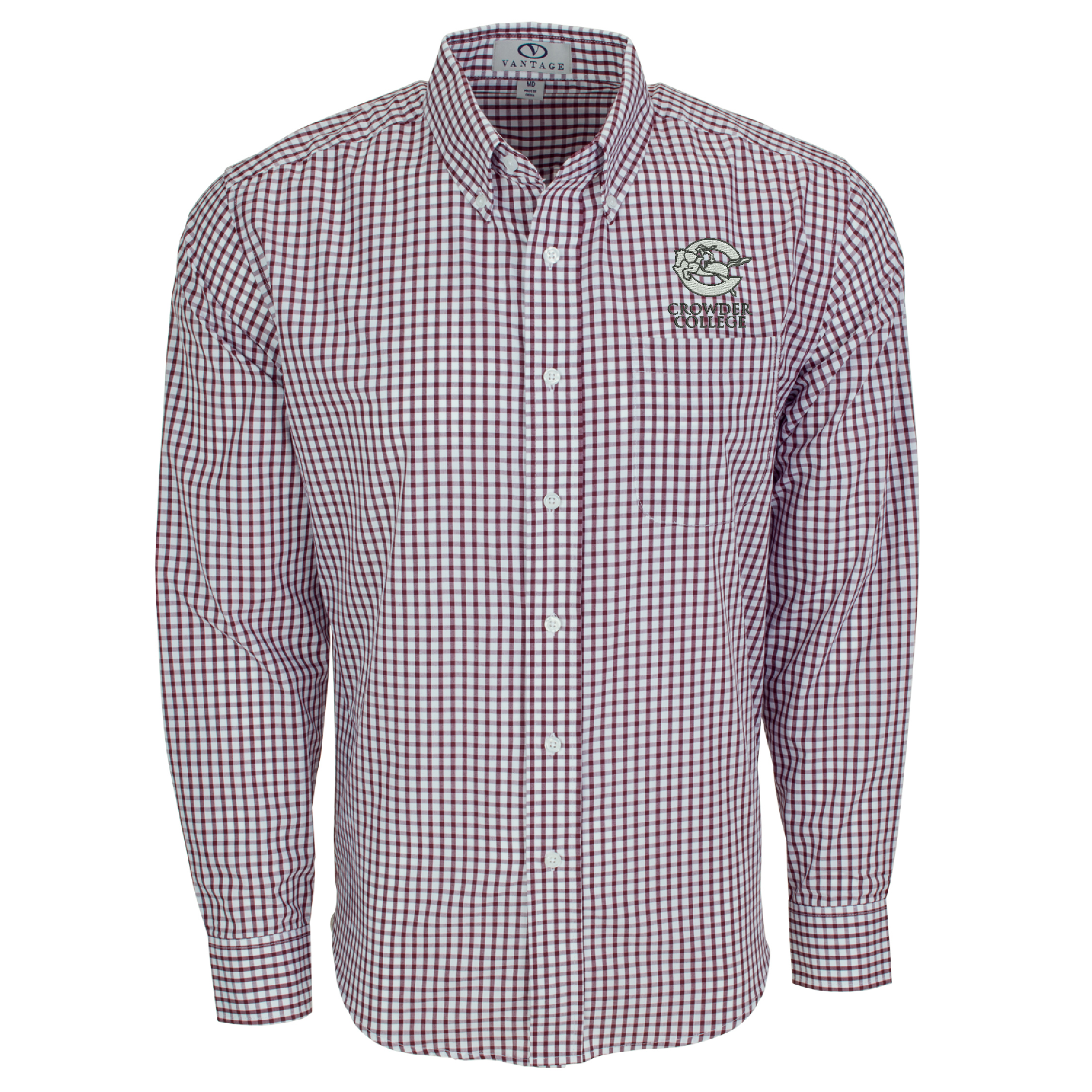 CROWDER EMBROIDER MENS BUTTON SHIRT